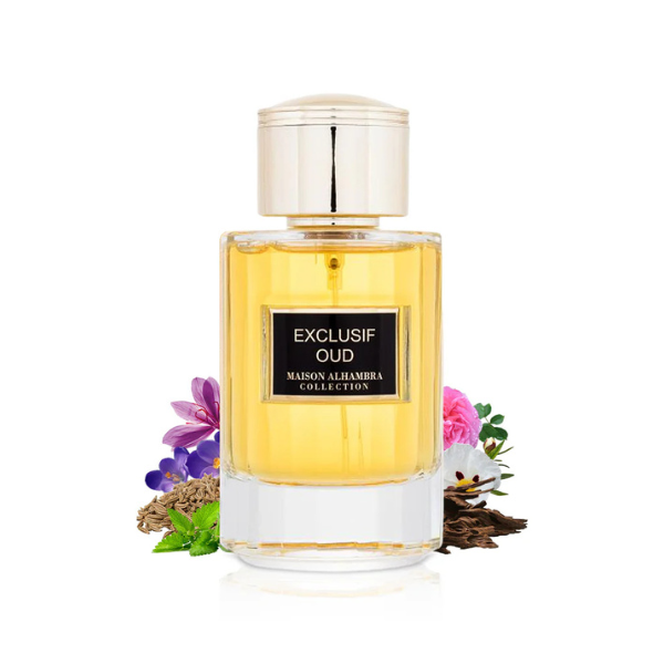 Exclusif Oud Eau de Parfum by Maison Alhambra – 100ml Unisex