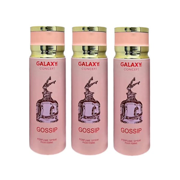 Galaxy Plus Concept Gossip 200ml Perfume Body Spray- For Women