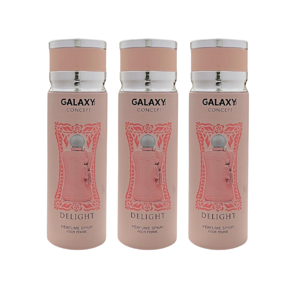 Galaxy Plus Concept Delight Perfume Body Spray (200ml) For Women Pack of 3