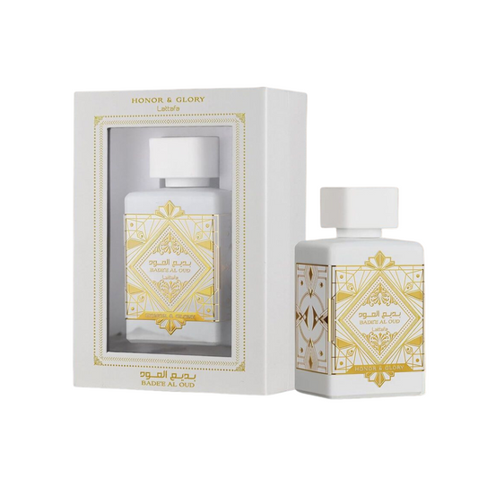 Badee Al Oud White  Honor & Glory EDP 100 ml Lattafa For Unisex