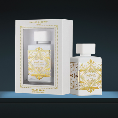 Badee Al Oud White  Honor & Glory EDP 100 ml Lattafa For Unisex