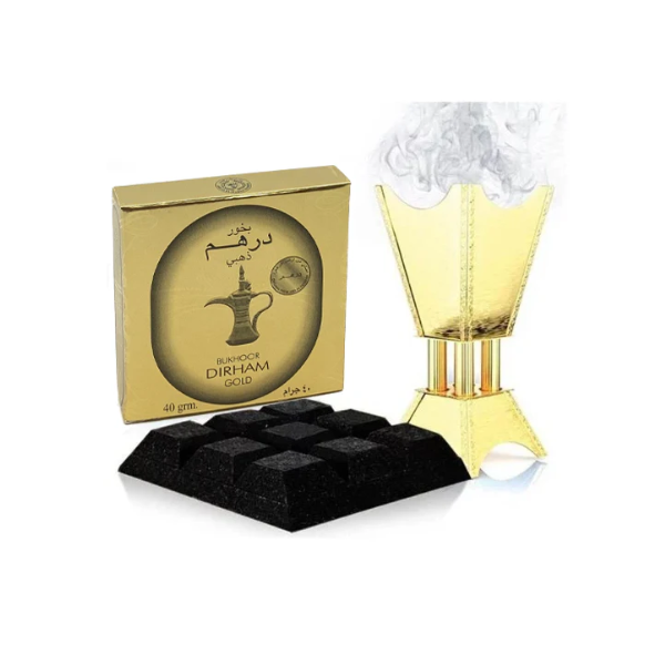 Bukhoor DIRHAM GOLD Incense (40gm) by Ard Al Zaafaran