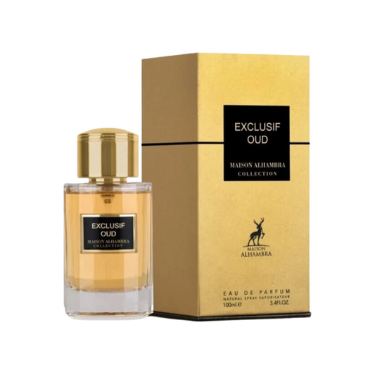 Exclusif Oud Eau de Parfum by Maison Alhambra – 100ml Unisex