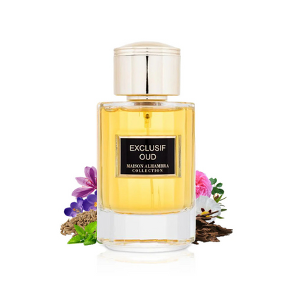 Exclusif Oud Eau de Parfum by Maison Alhambra – 100ml Unisex