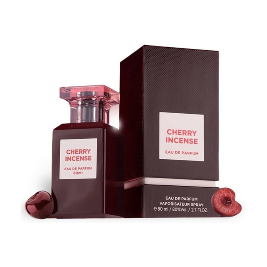 Cherry Incense 80ml Eau de Parfum by Fragrance World -For Unisex