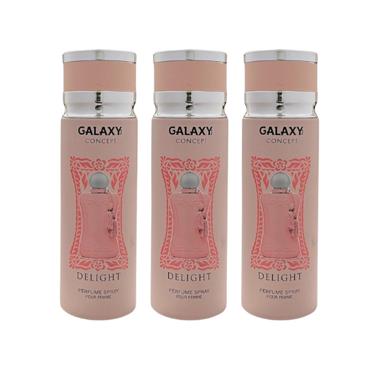 Galaxy Plus Concept Delight Perfume Body Spray (200ml) For Women Pack of 3