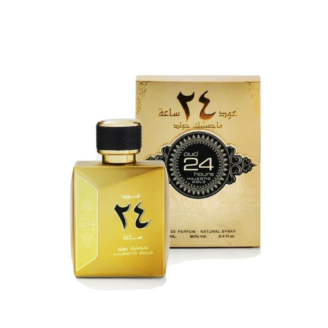 Oud 24 Hours Majestic Gold Edition | Unisex Eau De Parfum 100ml | Ard Al Zaafaran